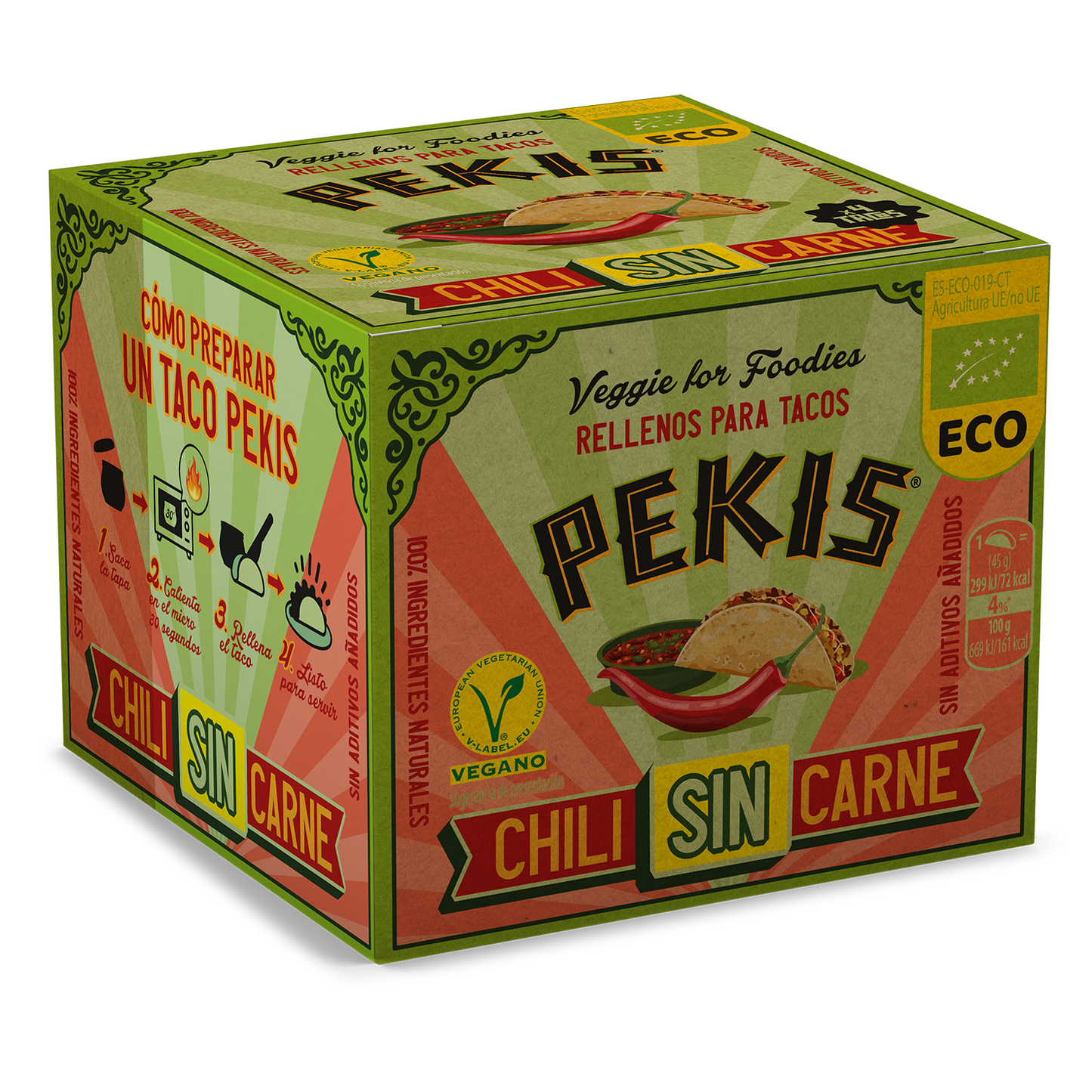 PEKIS CHILI SIN CARNE